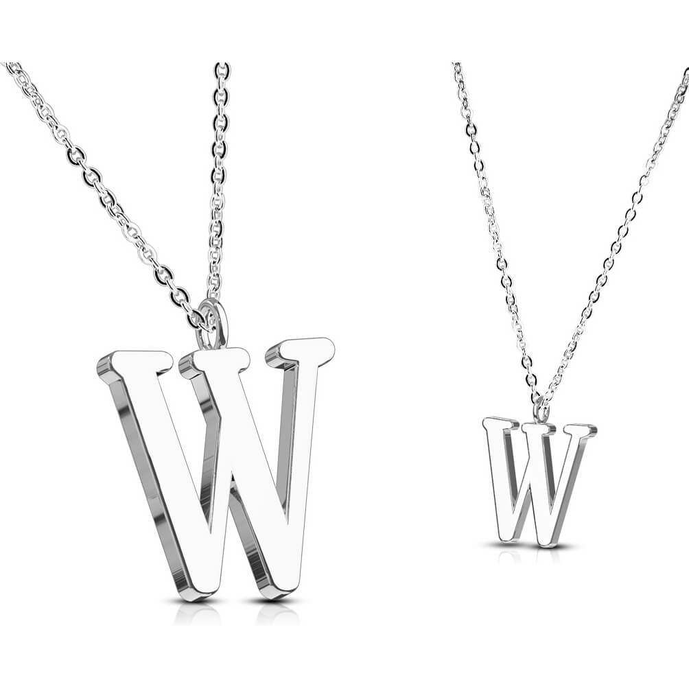 Collier Lettres A-Z Argent