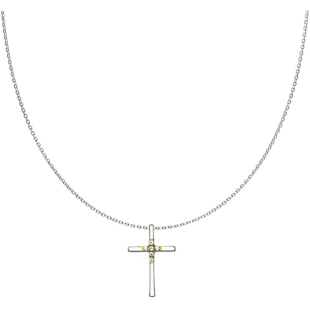 Collier Croix Zircone