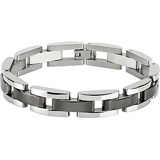 Bracelet Argent Noir