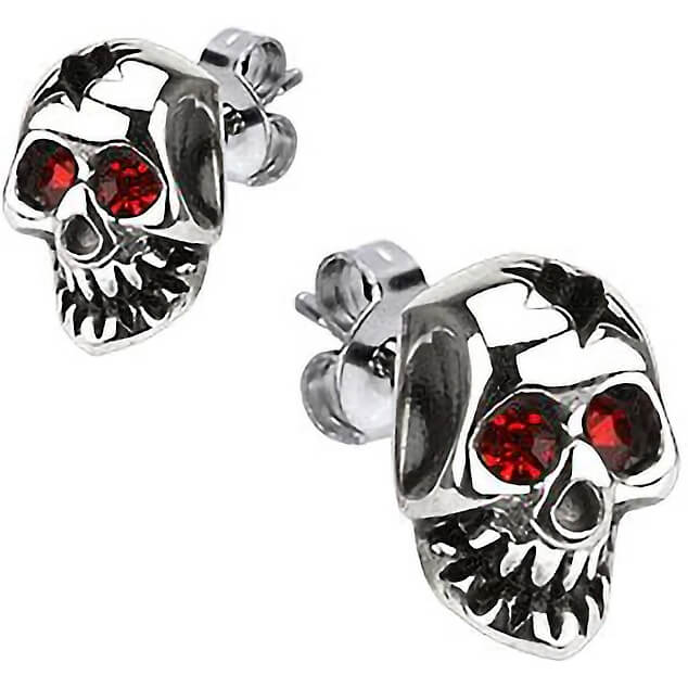 Skull Zirconia Silver