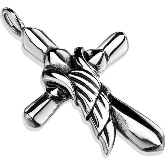 Cross Wings Silver