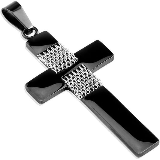 Collier Croix Noire