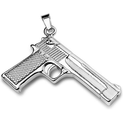 Collier Pistolet Noir