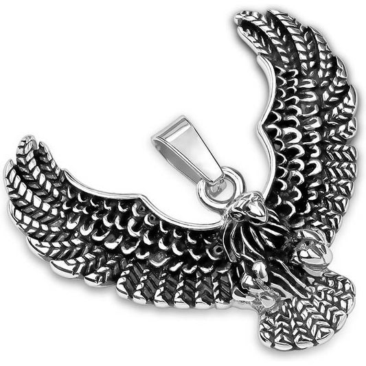 Collier Aigle Argent