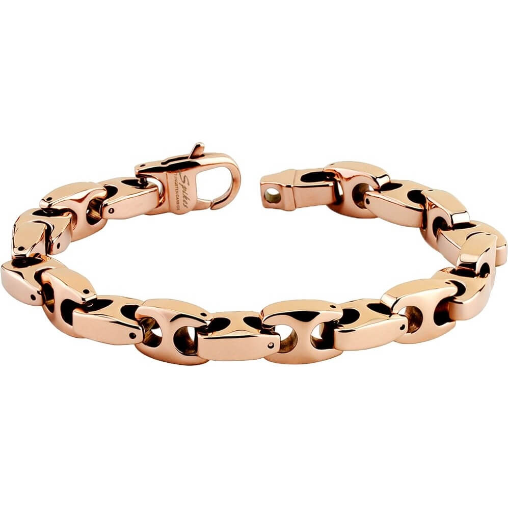 Bracelet Chaîne d'Ancre Or Rose