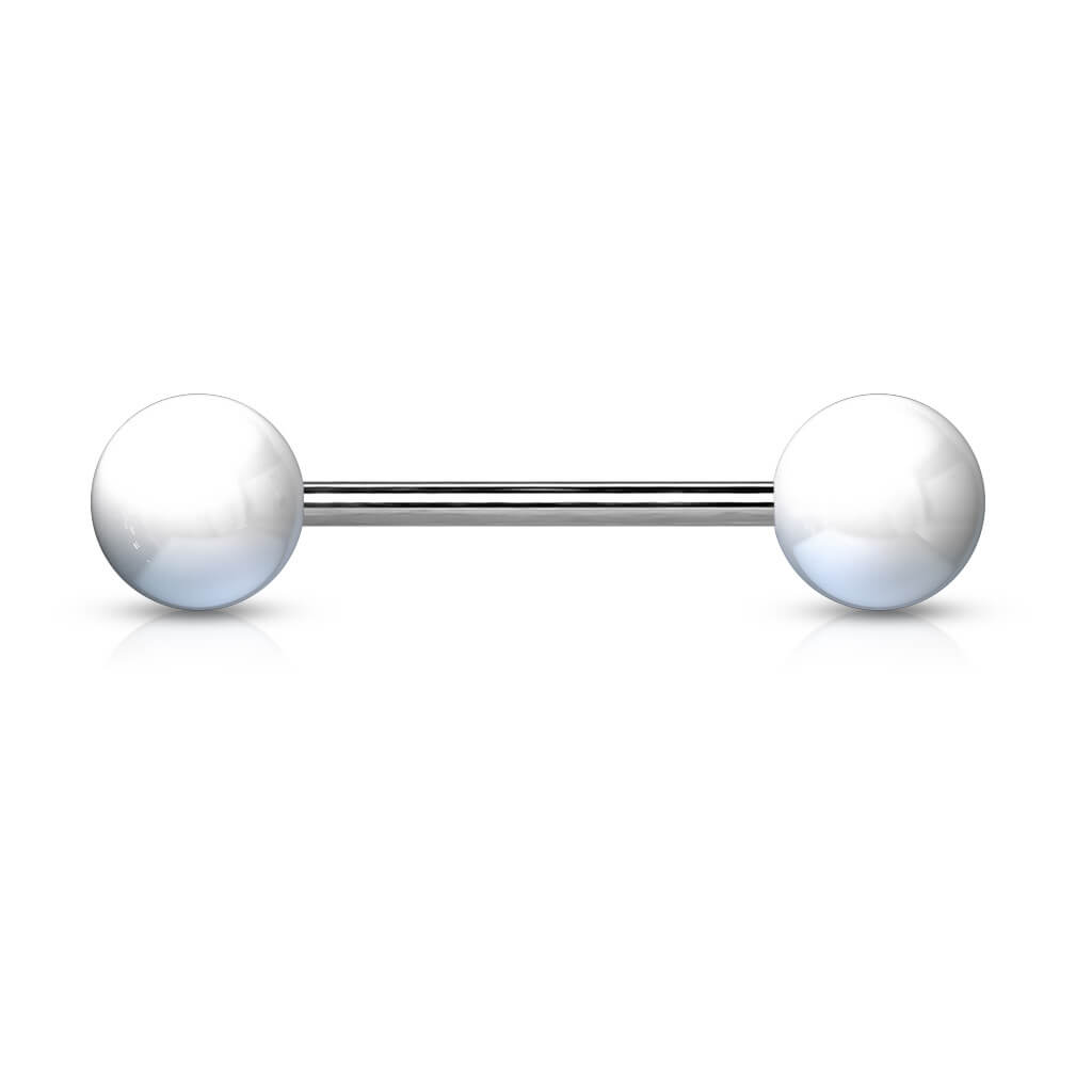 Titanium Barbell Acrylic Ball