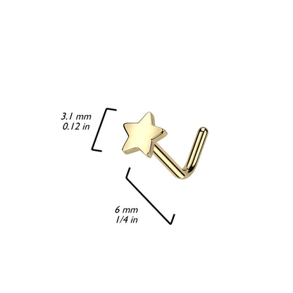 Nose L-Shape Star Round