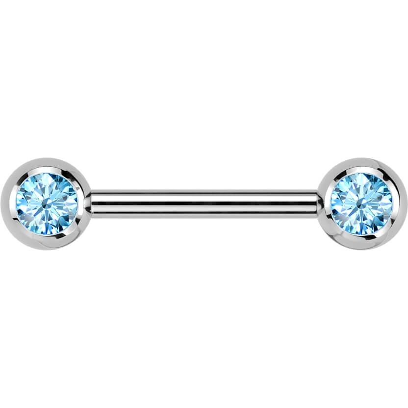 Titan Nippelpiercing Zirkona Innengewinde