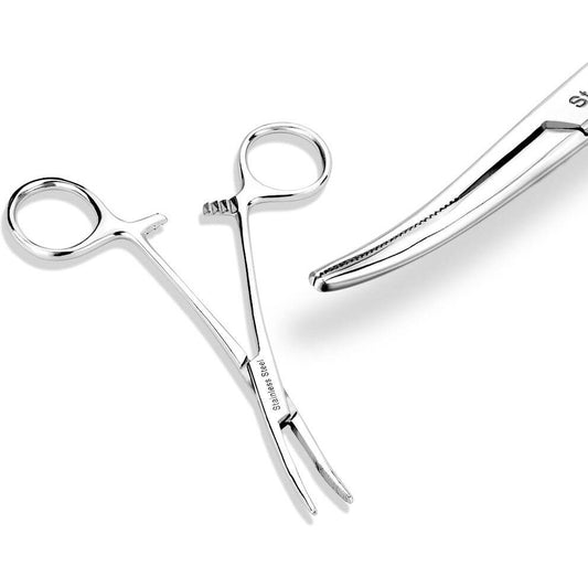 Hemostatic Kelly forceps stainless steel