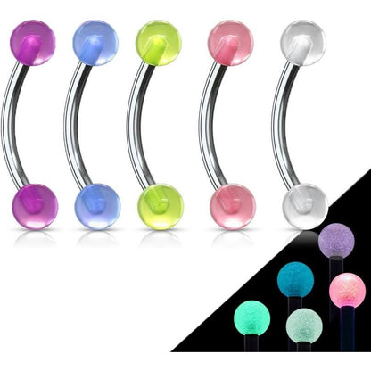 Eyebrow Piercing Glow in the Dark