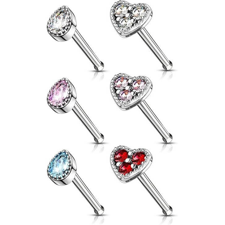 Nose Stud Set Zirconia