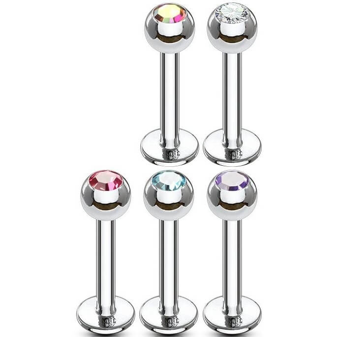 Circonita Bola Plata Labret