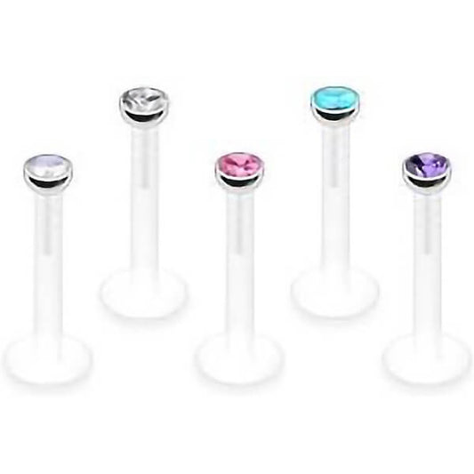 Labret Zirconia Round