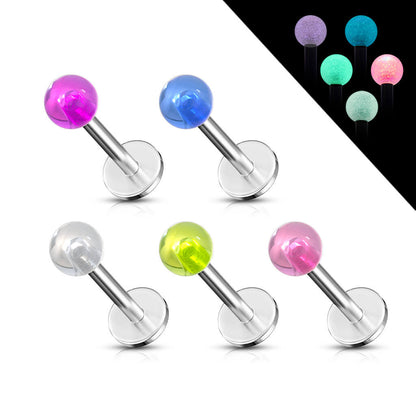 Labret Luminescente al buio