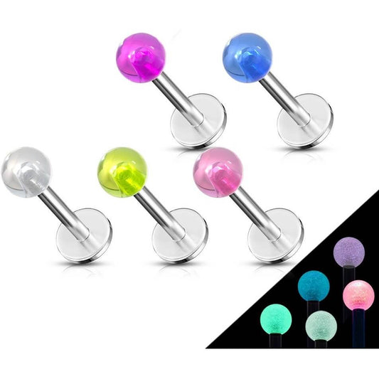 Labret Luminescente al buio