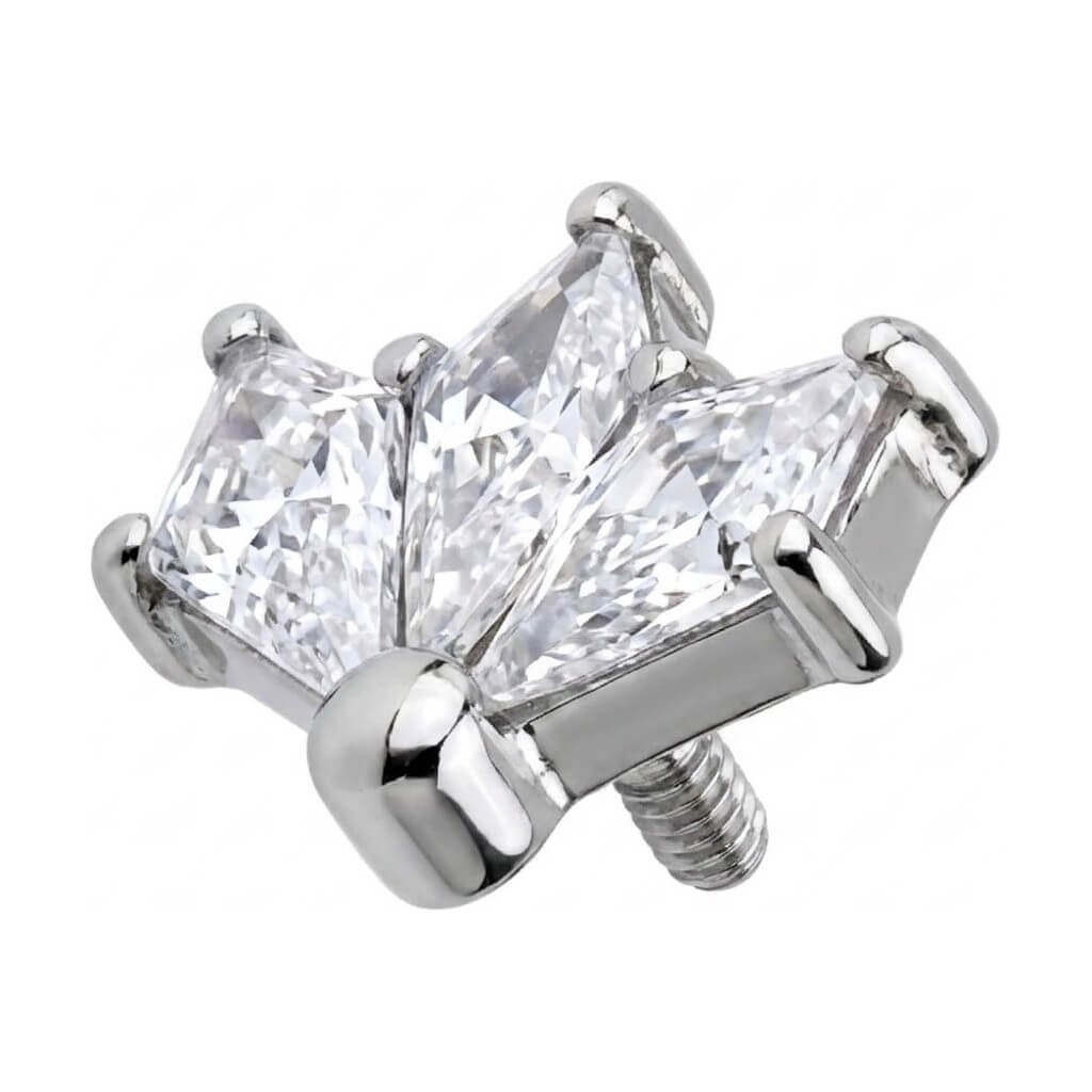Titanium Top Triple Zirconia Fan Internally Threaded