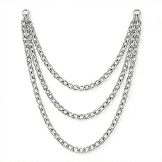 Titanium Attachment Triple Layered Chain
