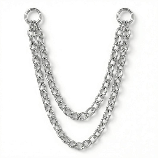 Titanium Attachment Double Cable Chain