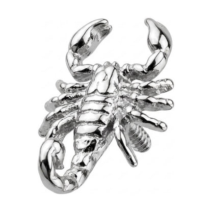 Titanium Top Textured Scorpion Figure Internally Threaded
