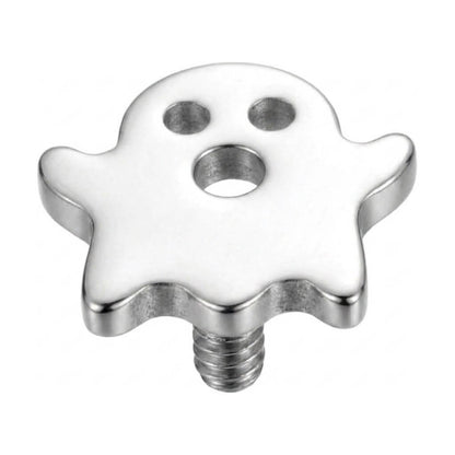 Titanium Top Friendly Halloween Ghost Internally Threaded